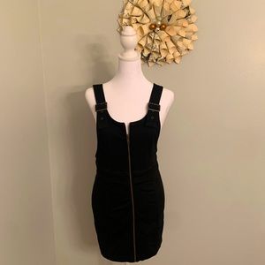 Free People Denim Overall Dress